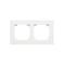 Simon55 Line - Rámček 2- násobný, biely matný