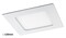 Svietidlo DOWNLIGHT - LED/6W, IP20 (štvorec, zapustené) - 5577