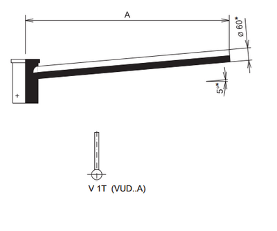 Stožiar - výložník V1T-OP-30-114-Z