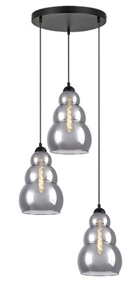 Závesné svietidlo SALVATORE - E27/3x max. 40W, IP20 - 72213