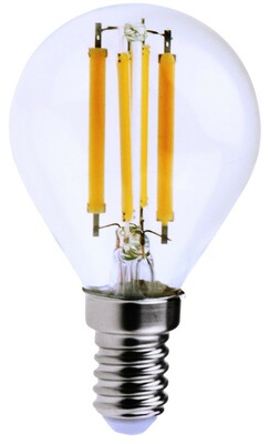Žiarovka LED-filament, E14, 6W, 4000K - 1400