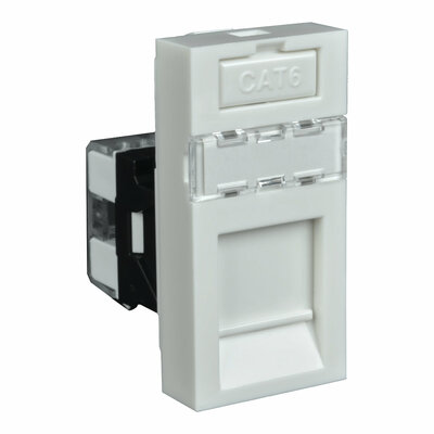 Zásuvkový modul QUADRO dátový RJ45 CAT6, QD 45X22,5-RJ-45/6_HB