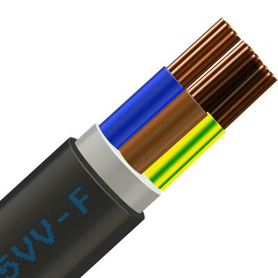 Vodič CYSY 3x1,0 / H05VV-F čierny