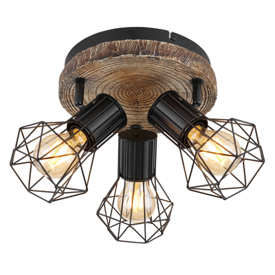 Stropné svietidlo PRISKA - 60W,E27,IP20 - 54017W-3