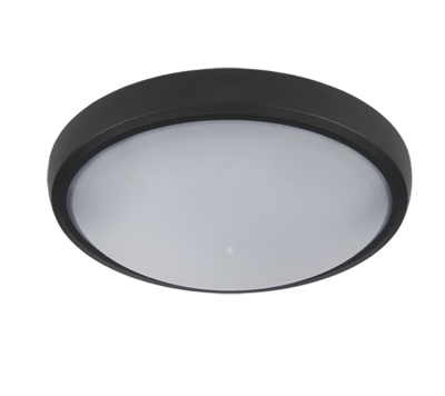 Lodná lampa - oval, IP54,LED 6W čiern