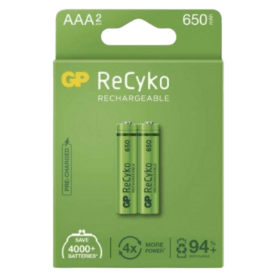 Batéria AAA/R03, GP ReCyko 650 - 650mAh, nabíjateľná