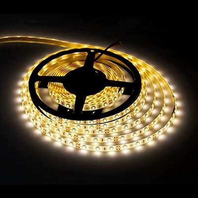 LED pás sada s adaptérom, 5m, 4,8W/m, IP65, 3000K