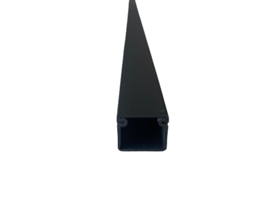 PVC žľab 17x15, UV-stabil, čierny