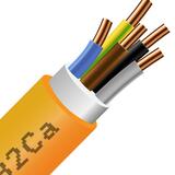Vodič CXKH-R-J (CHKE-R-J) 5x1,5 bezhalogénový, oranžový
