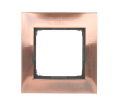 Simon54 Premium - Rámček 1- násobný, kovový, rustikálna meď