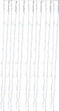 Reťaz MagicHome Vianoce Curtain, 160 LED studená biela, 230V, 50 Hz, 8 funkcií, časovač, o