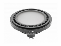 Žiarovka LED ES111, GU10, 12,5W, 1250lm, 4000K, 120°, čierna