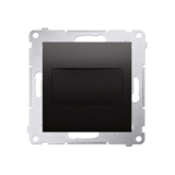 SIMON54 - záslepka, antracit metalíza