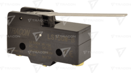 Spínač koncový TRACON  s pákou 1×CO, 2A/230V AC, 48mm, IP00