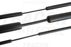 Zmršťovacia trubka s lepidlom, 9/3mm, čierna