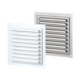 Ventilačná mriežka kovová 150x150 biela