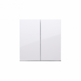 SIMON54 - kryt vypínača 2-tlačidlový, biely