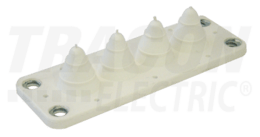 Vývodková príruba gumená 134x48, k 4 ks káblov