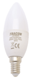Žiarovka LED sviečka, C37, E14, 8W, 710lm, 4000K, TRACON
