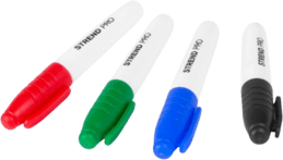 Značkovač Strend Pro, červený/čierny/zelený/modrý