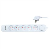 Predlž. prívod s vyp. 3m / 5zás+2USB