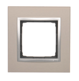 Simon54 Nature - Rámček 1- násobný kovový, Saténová/striebro