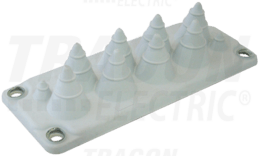 Vývodková príruba gumená 216x84, k 10 ks káblov