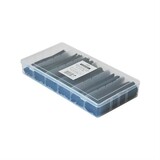 Zmršťovacia trubka - sada 100ks - čierna