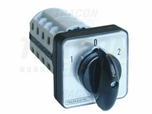 Vypínač vačkový (1-0-2) 63A 2×3P, 18,5kW, 90°