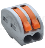 Krabicová svorka pružinová 2x0,75-4mm2, 32A, 400VAC