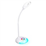 Lampa stolná nabíjacia,5W,RGB podsvietená, stmievateľná