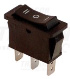 Vypínač kolískový 250V, 3-pol.