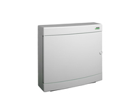 Rozvodnica nástenná 36 (2x18)-modulová, biele dvierka NOARK