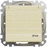 SEDNA ELEMENTS  - zásuvka 2P+T, IP44, breza