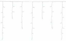 Reťaz MagicHome Vianoce Icicle, 480 LED studená biela, jednoduché svietenie, časovač, 230V