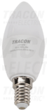 Žiarovka LED sviečka, C37, E14, 8W, 710lm, 3000K, TRACON