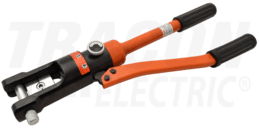 Ručný hydraulický lis na káblové oká, s kufrom čeľustí