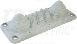 Vývodková príruba gumená 222x92, k 14 ks káblov