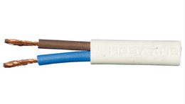 Vodič CYLY 2x0,5 / H03 VVH2-F biely