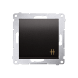 Simon54 Nature - Rámček 1- násobný, drevo Wenge/zlato