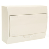 Rozvodnica nástenná 12-modulová biele dvierka STILO