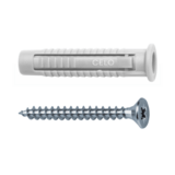 Hmoždinka univerzál FX-6mm+skrutka (50ks)