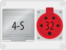 Rozvodnica zás. R-BOX, 32/5+4mod