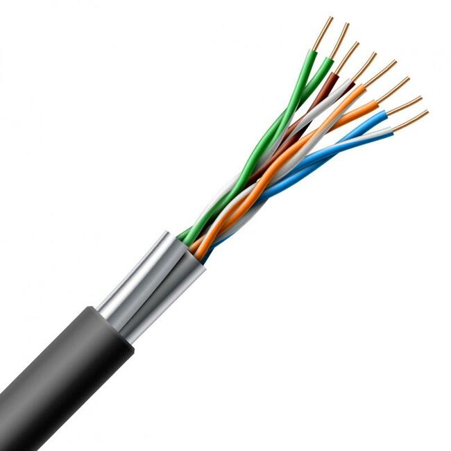 Dátový kábel FTP CAT6,  exteriérový