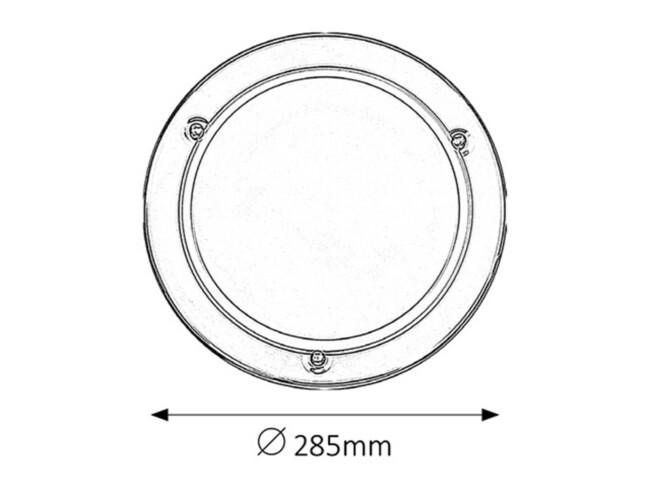 Svietidlo UFO - E27/60W, IP20 - 5113