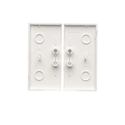 SIMON55 - kryt vypínača 2-tlačidlový (pre SW5M, SP2M), biely matný