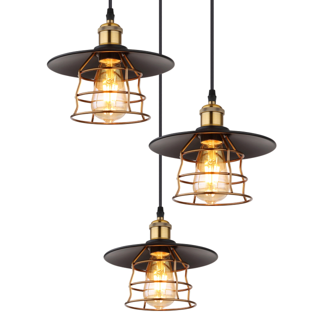 Závesné svietidlo VIEJO - 60W,E27 - 15086-3BH