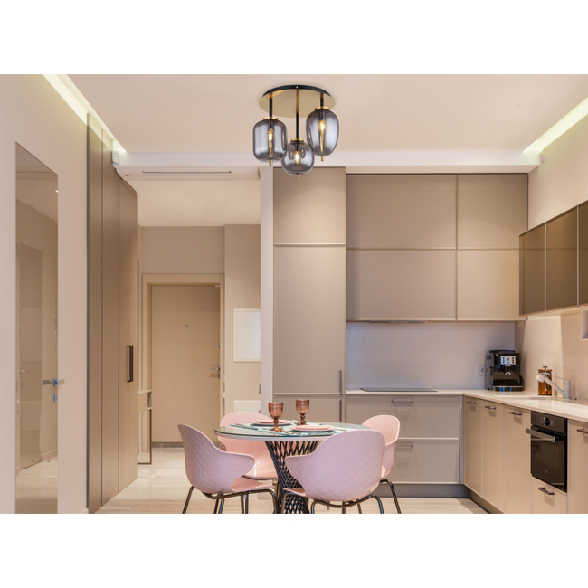 Stropné svietidlo BLACKY I - 40W,E14,IP20 - 15345-3DMM