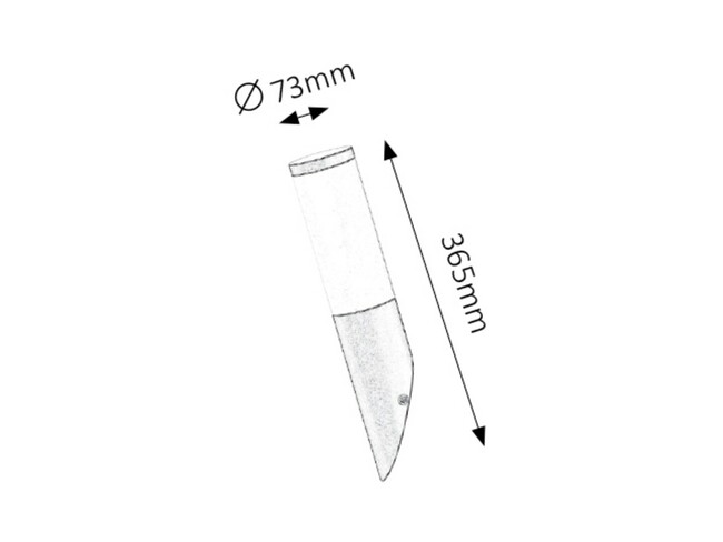 Svietidlo BLACK TORCH - E27,25W, IP44 - 8145