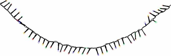 Retaz Errai, 560 LED multicolor, IP44, 14 m, exte